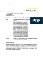 Carta cierre de flujos de comunicación - Cañete Y Huaura