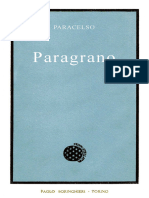 (Enciclopedia Di Autori Classici 55) Paracelso, Ferruccio Masini (Editor) - Paragrano, Ovvero Le Quattro Colonne Dell' Arte Medica-Boringhieri (1961)