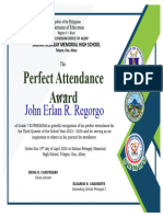 Q2 CERT PERFECT ATTENDANCE Regorgo