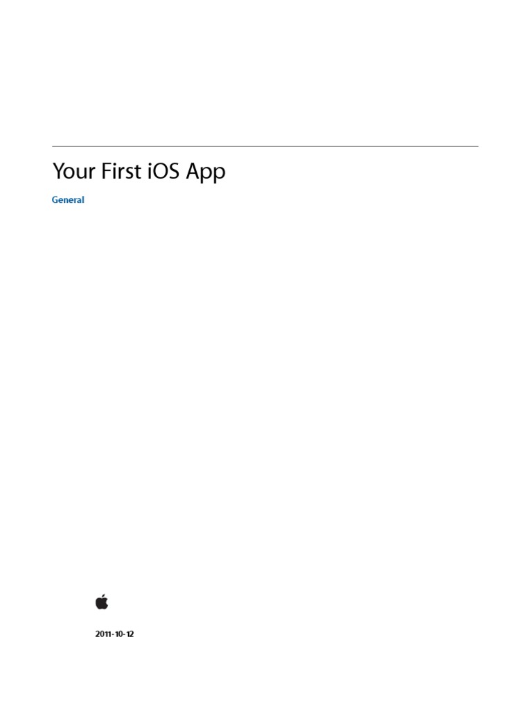 Iphone 101 | PDF | Xcode | Ios