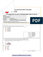 RRB ALP Electronics Mechanic 23 Jan 2019 Official Paper Shift 2