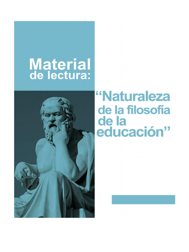Fundamentos de la Filosofía Educativa | PDF | Conocimiento | Pensamiento