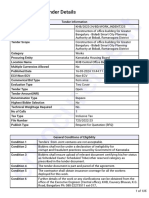 Ocur Ement: Notice Inviting Tender Details