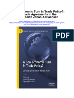A Geo Economic Turn in Trade Policy Eu Trade Agreements in The Asia Pacific Johan Adriaensen Full Chapter
