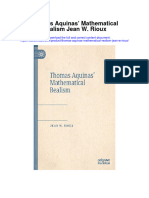 Thomas Aquinas Mathematical Realism Jean W Rioux All Chapter