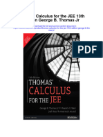 Download Thomas Calculus For The Jee 13Th Edition George B Thomas Jr all chapter