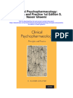Clinical Psychopharmacology Principles and Practice 1St Edition S Nassir Ghaemi Full Chapter