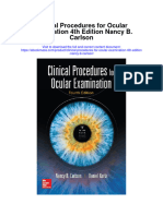 Clinical Procedures For Ocular Examination 4Th Edition Nancy B Carlson Full Chapter
