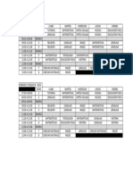 Horario para Imprimir 3ro B Horizontal