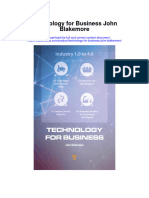 Technology For Business John Blakemore Full Chapter