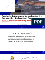 11 Sesion FEP A PDF Evaluación Economica y Financiera Del Proyecto