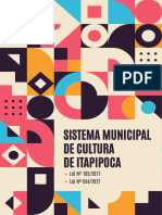 Lei Sistema Municipal de Cultura - SMC Lei 105.2015 e 044.2021