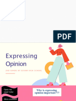 Expressing Opinion