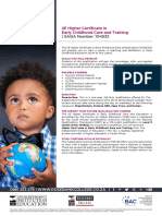 2022 IIE Higher Certificate in Early Childhood Care and Training Final