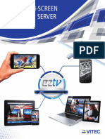 EZ TV Multi Screen Streaming Server Brochure 19-L