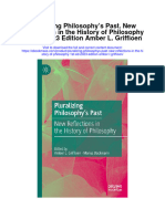 Download Pluralizing Philosophys Past New Reflections In The History Of Philosophy 1St Ed 2023 Edition Amber L Griffioen all chapter