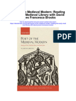 Download Poet Of The Medieval Modern Reading The Early Medieval Library With David Jones Francesca Brooks all chapter