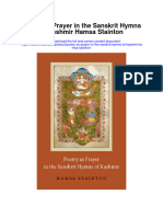 Download Poetry As Prayer In The Sanskrit Hymns Of Kashmir Hamsa Stainton all chapter