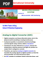 Lecture 8 - ADC Interfacing