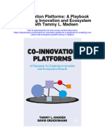 Co Innovation Platforms A Playbook For Enabling Innovation and Ecosystem Growth Tammy L Madsen Full Chapter
