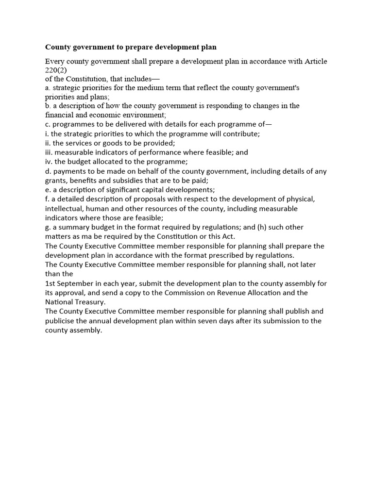 county-government-to-prepare-development-plan-pdf