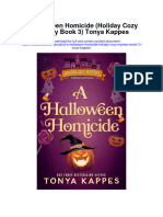 A Halloween Homicide Holiday Cozy Mystery Book 3 Tonya Kappes Full Chapter