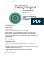 What Is So Strategic About Strategy Management