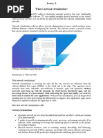 What Is Network Virtualization - Lecture 5
