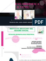 Artritis Idiopatica Juvenil: Presenta Dra. Alma Jeimmy Amaro Eliosa R2Mf