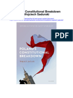 Download Polands Constitutional Breakdown Wojciech Sadurski all chapter