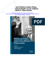 Download Policies And Politics Under Prime Minister Edward Heath 1St Ed Edition Andrew S Roe Crines all chapter