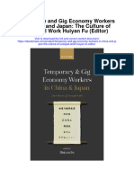 Download Temporary And Gig Economy Workers In China And Japan The Culture Of Unequal Work Huiyan Fu Editor full chapter