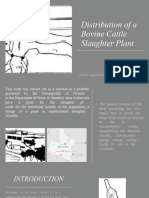 Distribution of A Bovine Cattle Slaughter Plant - FINAL