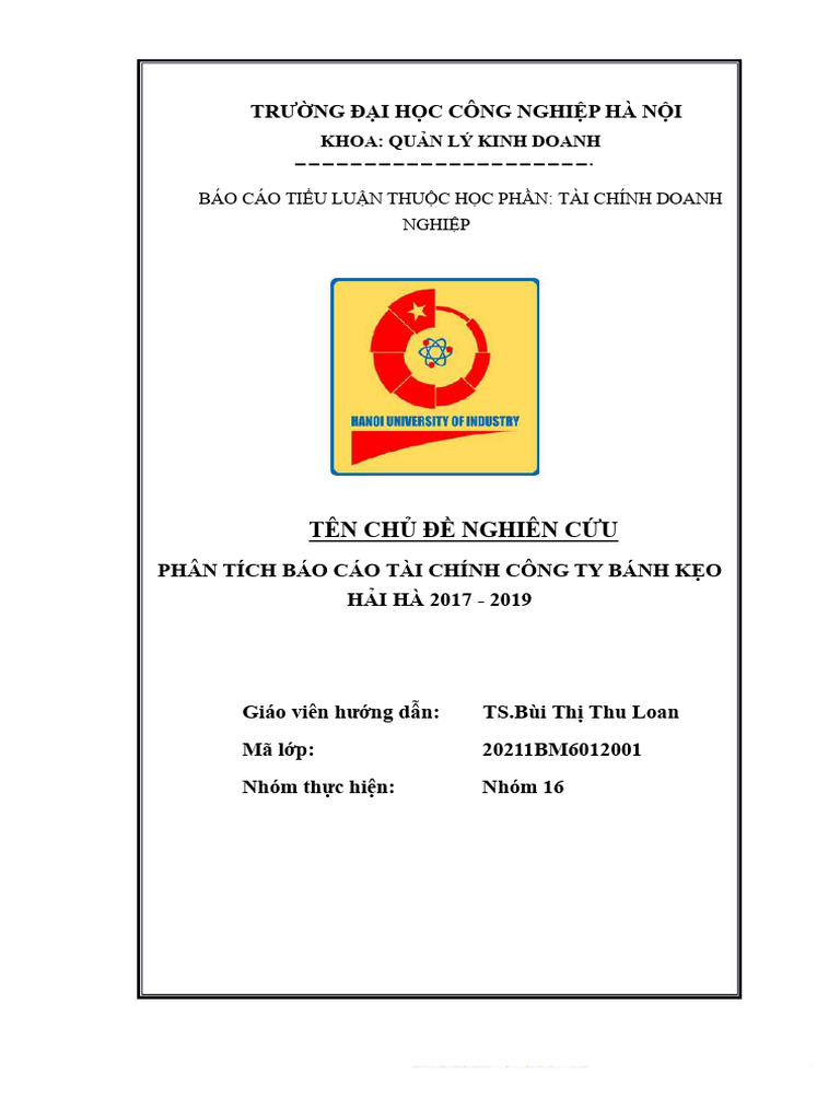 Phan tich tai chinh cong ty banh keo hai ha compress pdf