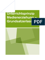 Unterrichtsprinzip Medienerziehung - Grundsatzerlass