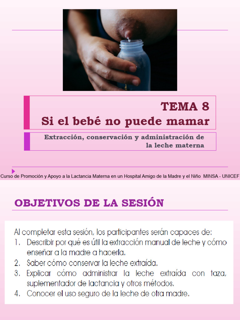Si El Bebe No Puede Mamar | PDF | Lactancia | Amamantamiento