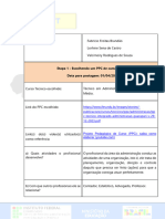 Avaliação Integrada Etapa 1