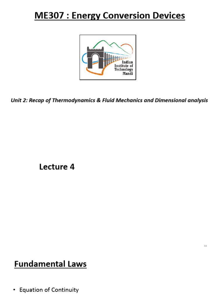 Thermodynamics in Energy Conversion Devices | PDF | Turbomachinery ...