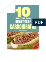 10 Receitas Com Baixo Teor de Carboidratos