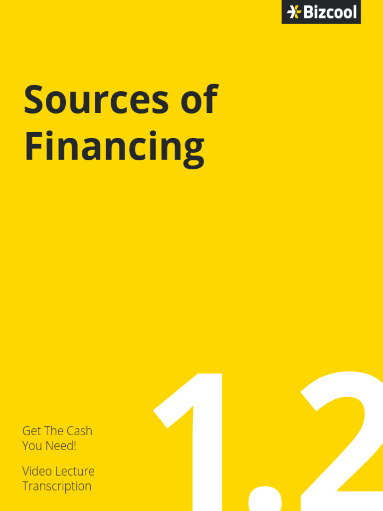 Sources of financing your business download free pdf venture