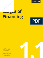 Stages of Financing Your Business
