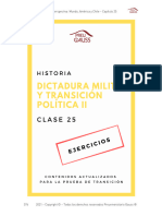 CLASE 25 - Dictadura Militar y Transicion Politica II. Guia Ejercicios