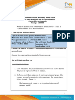 Guía de actividades y rúbrica de evaluación - Unidad 1 - Tarea  2 -Generalidades de la Microeconomía .docx