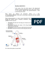 Introduction To Pharmacokinetics