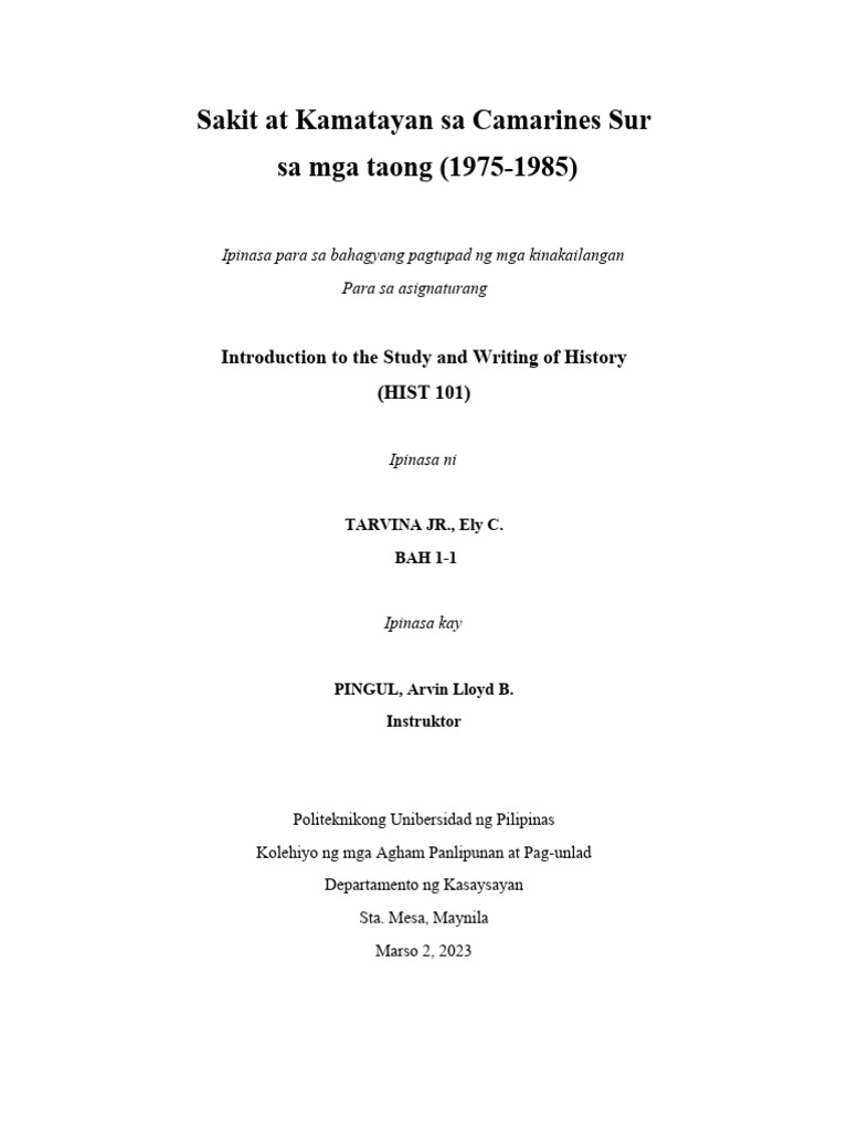 Term Paper | PDF