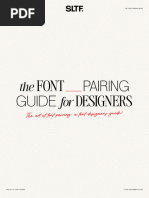 Font Pairing Guide by SilverStag Type Foundry