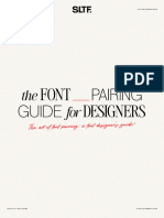 Font Pairing Guide by SilverStag Type Foundry