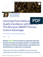 Unlocking Food Safety and Quality Excellence with Max ROI_ The Novolyze SMART Process Control Advantage