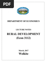 Rural Development