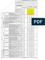 Tabla de Valores de Los Estándares Mínimos.